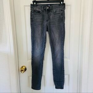 GAP DENIM grey stretch skinny jeans size 26